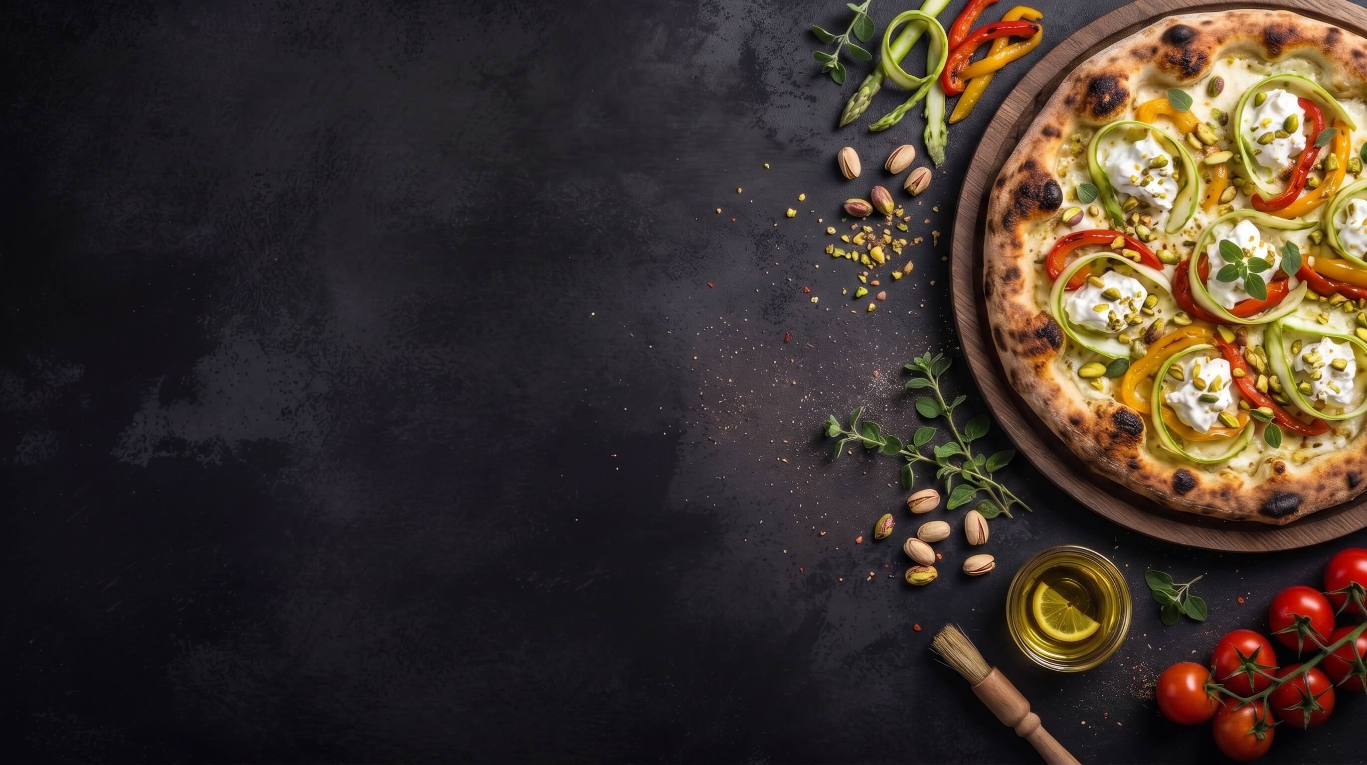 Rustic Wood-Fired Pizzeria Atmosphere