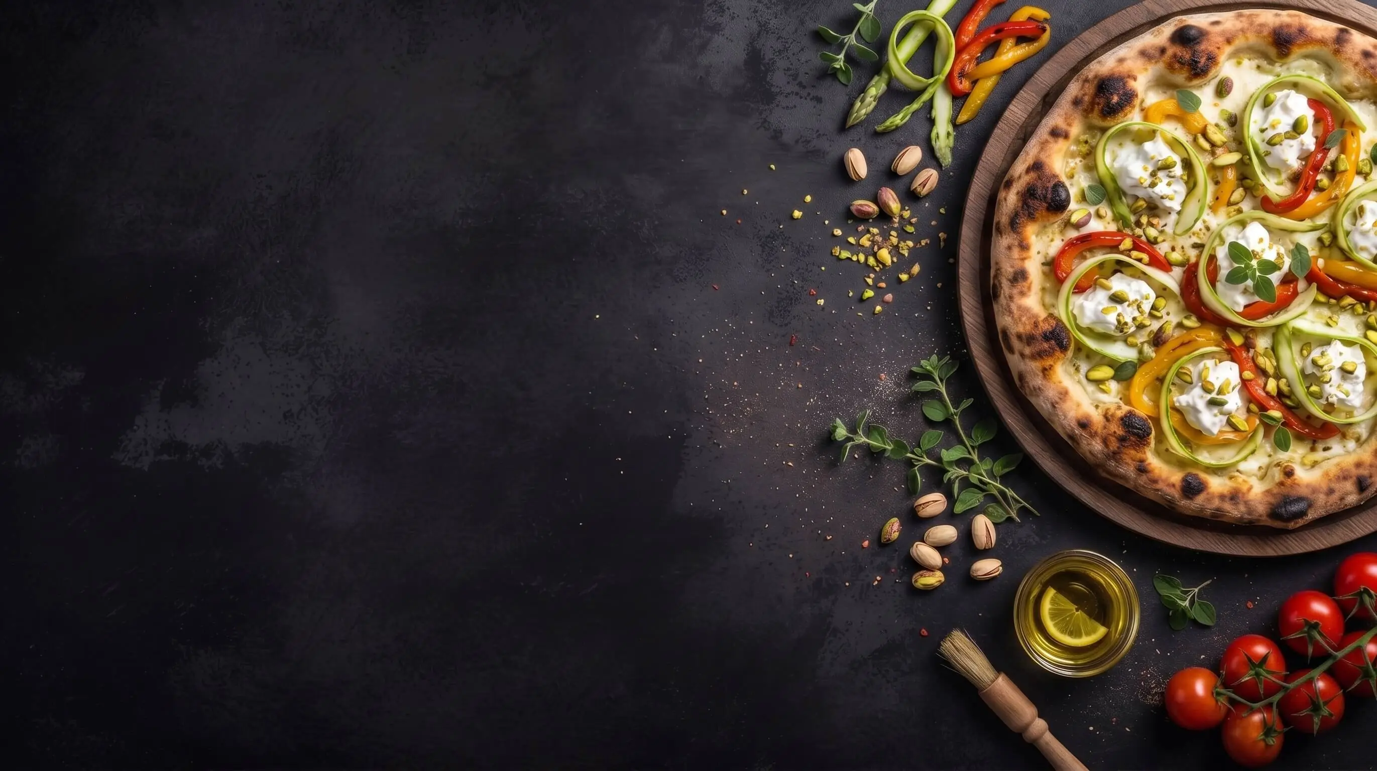Rustic Wood-Fired Pizzeria Atmosphere
